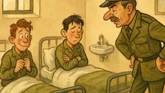 Barzelletta: Il generale entra in infermeria