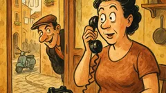 Barzelletta: Pronto? Chi parla? Facciamo uno a testa