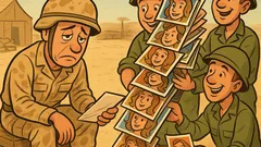 Barzelletta: un marine riceve una lettera in Iraq